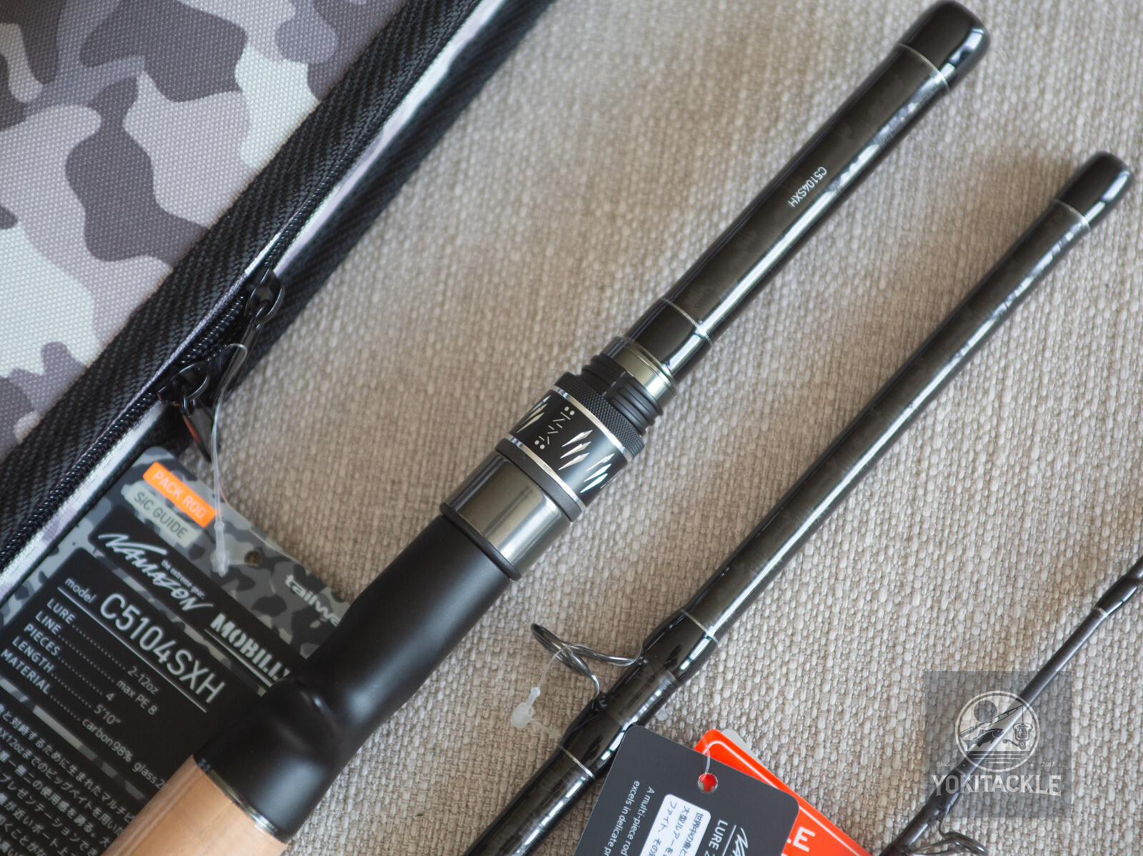 Tailwalk Namazon Mobilly C594XXH Baitcasting Rod for Bass 4 Piece Rod