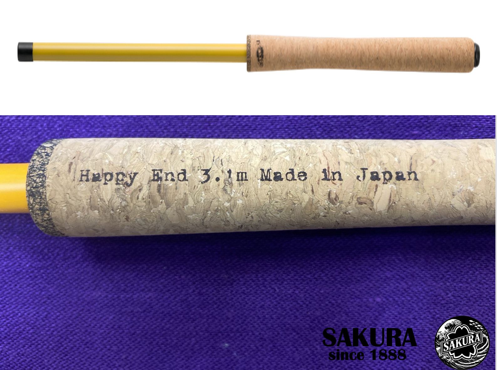 JDM Fly Fishing Rod All Freshwater Fish 10ft Ultra Light Carbon SAKURA Japan