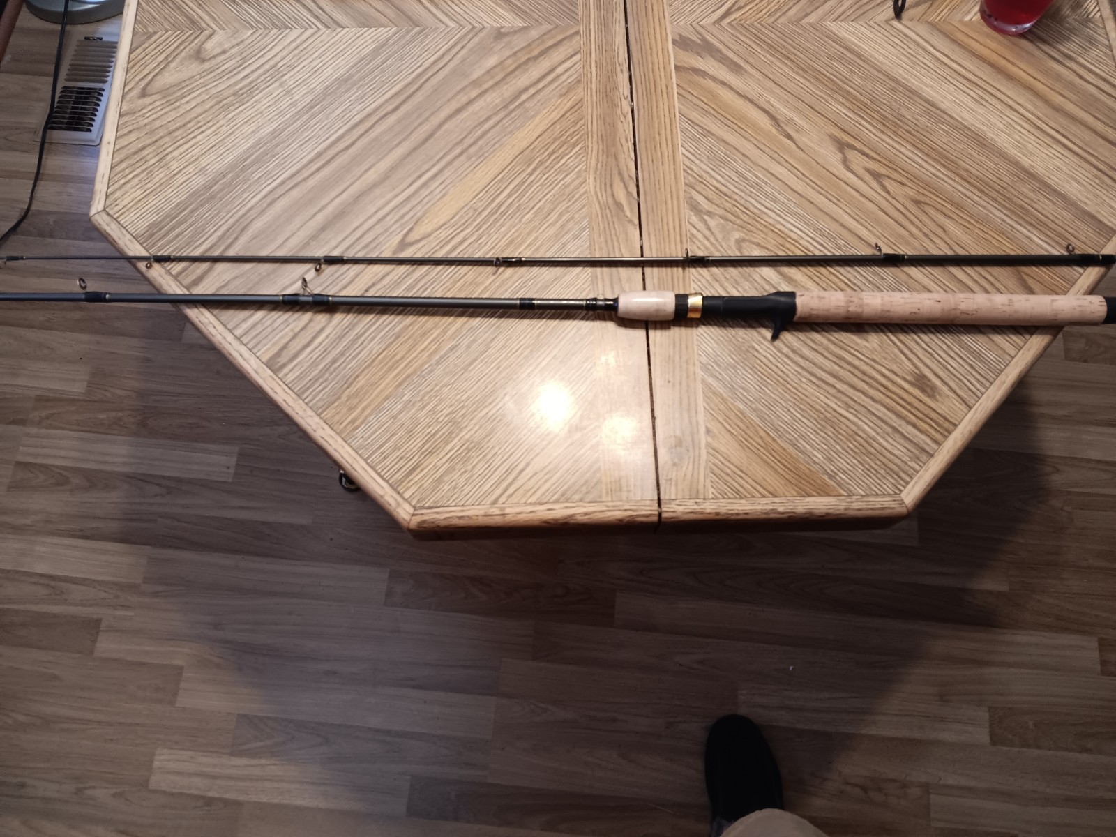 7 1/2 ft vances tackle 2 piece trolling rod # ult762