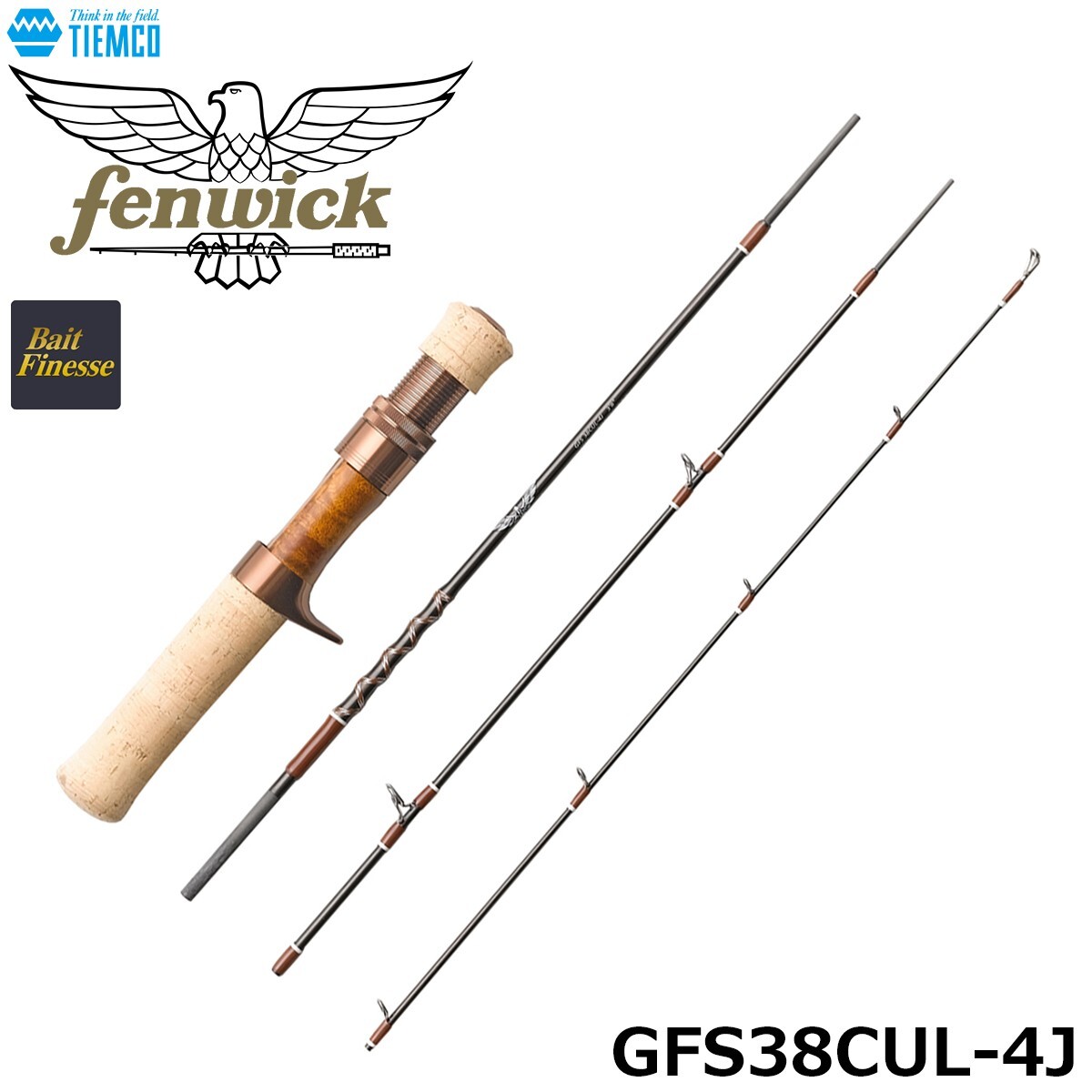 ** TIEMCO Fenwick GFS38CUL-4J Mountain Stream Bait finesse Rod