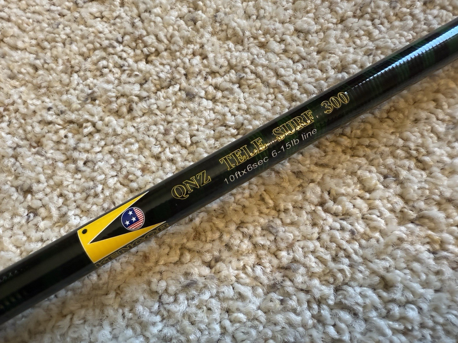 ***RARE*** Kencor QNZ-300 Ten Foot “Telescopic” Surf Fishing Rod…. (NOS)