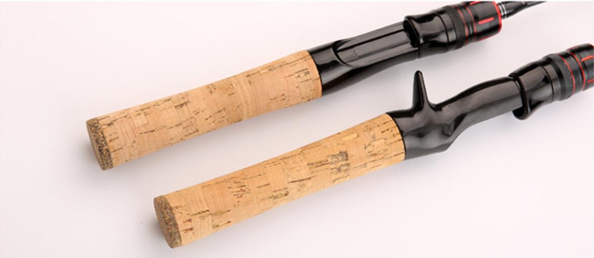 1.5M/1.68M/1.8M Carbon Fiber Fishing Rod Ultra Light Spinning Wooden Handle Rods