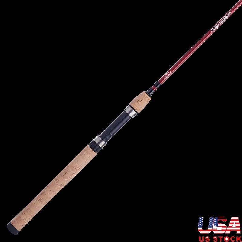 Medium Spinning Fishing Rod 7ft 2 Piece Cork Handle Hybrid Design Durable Guides