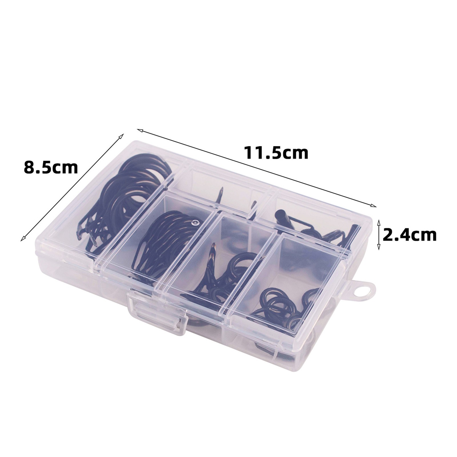 35pcs Fishing Rod Repair Kit Ceramic High Carbon Steel Fishing Rod Guides KFCU