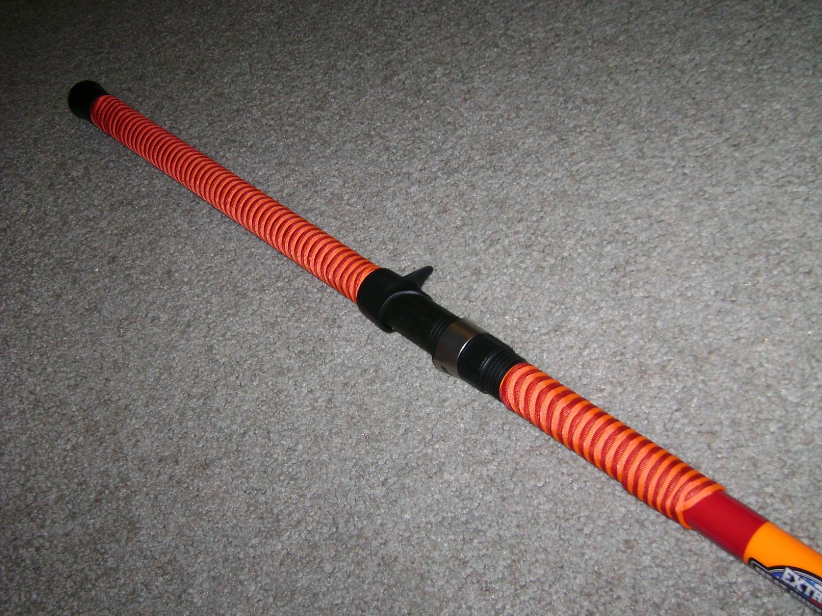 GLOW ROD MEAT HUNTER EXTREME 10′ ORANGE GLOW Casting Rod – BIG FISH, STRIPER!