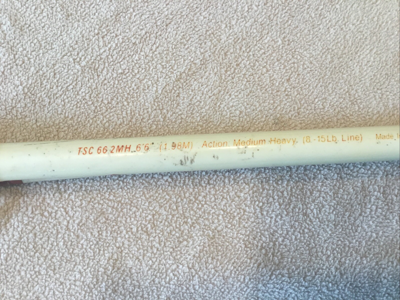 Shakespeare Tiger Spincasting TSC 66 2MH 6’6” Meadium Heavy Action Fishing Rod.