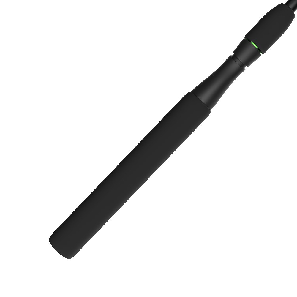 Hotcast Fiberglass Spinning Rod Fishing Pole, 6-Foot 2-Piece Medium-Light