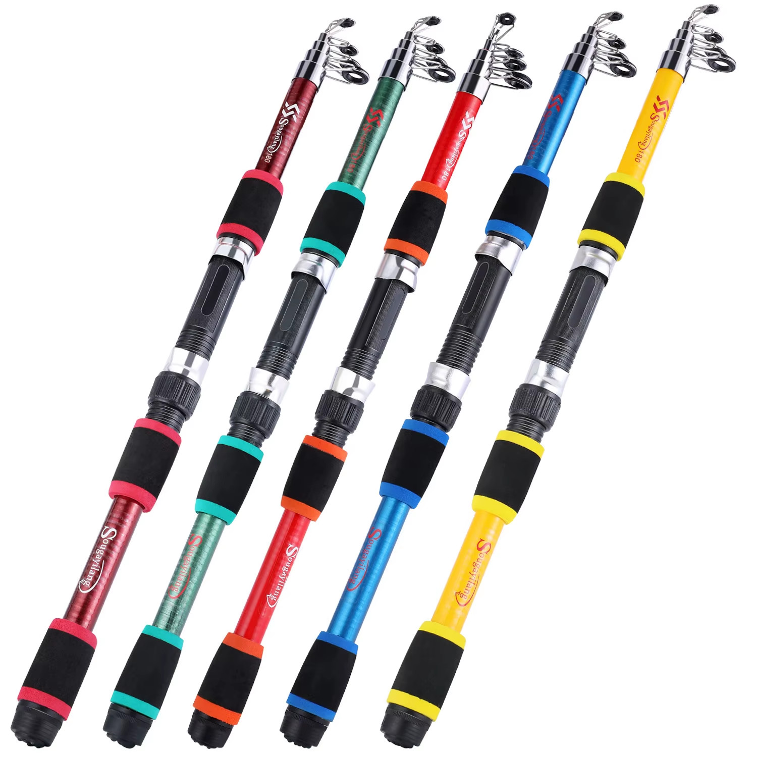 1.8M Spinning Fishing Rod M Power Telescopic Rock Fishing Rod Carp Feeder Rod Su