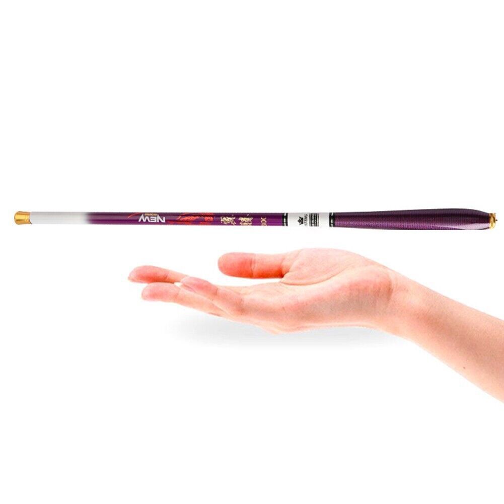 Hobbuy Telescopic Carbon Fiber Stream Rod Durable and Portable Fishing Hand Rod