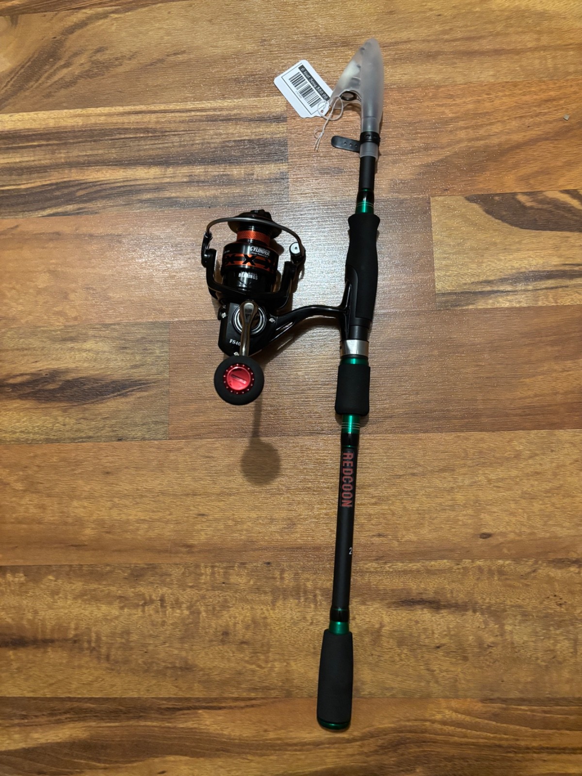 Redcoon fishing pole 6 foot Green Black green telescopic