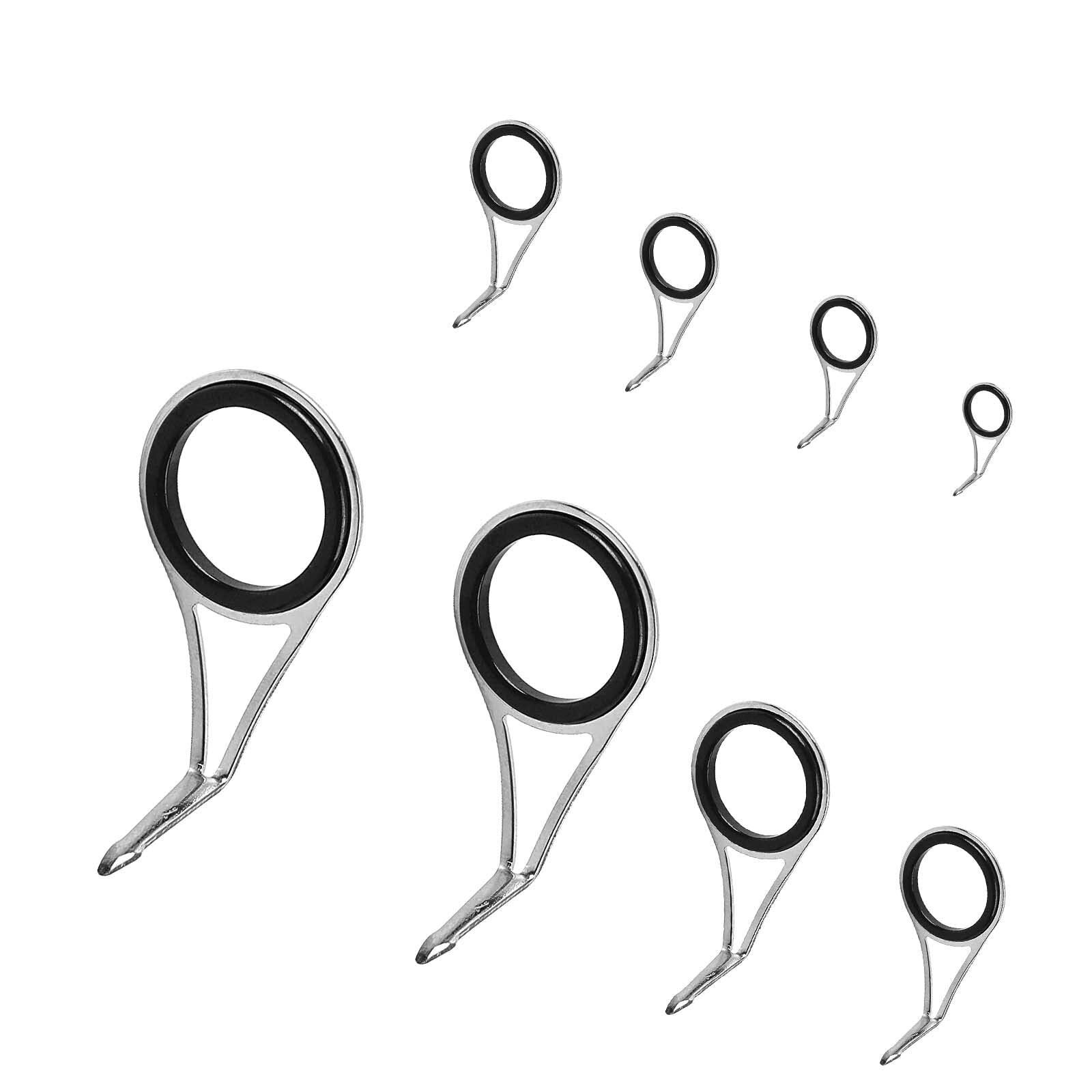 Fishing Rod Repair Kit, Single Leg Fishing Rod Guides Rings,Stainless Steel Rod