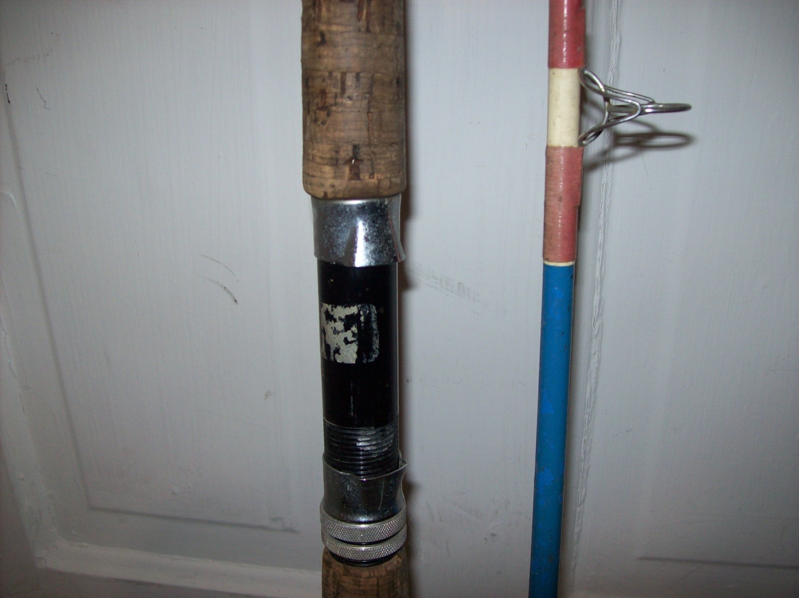 Vintage BRULE Iron River Wisconsin Fishing Rod 9 feet, 2-Piece