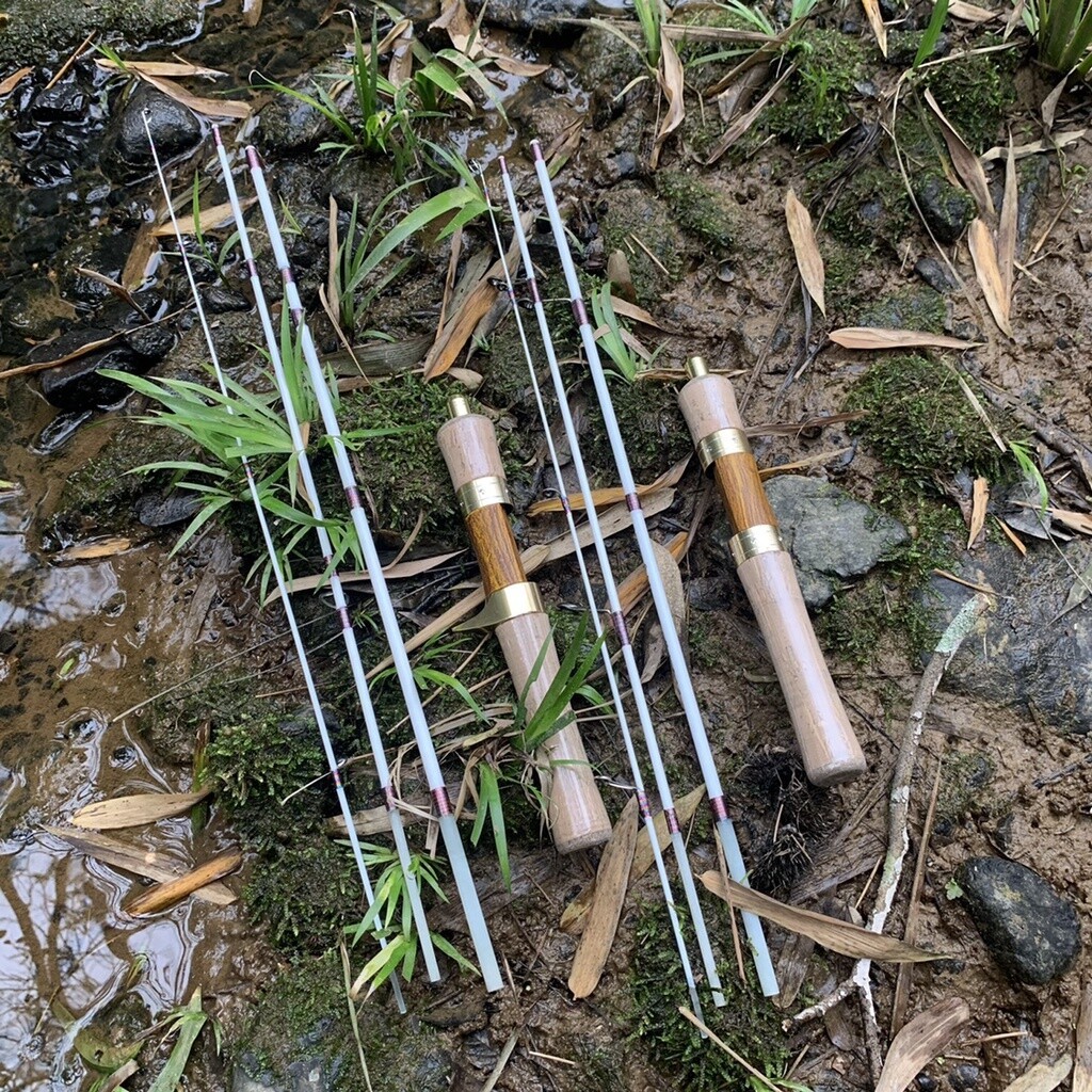 Telescopic Ultralight Casting Spinning Rod 4’6” Travel Fishing Rod Fast 2-8 lb