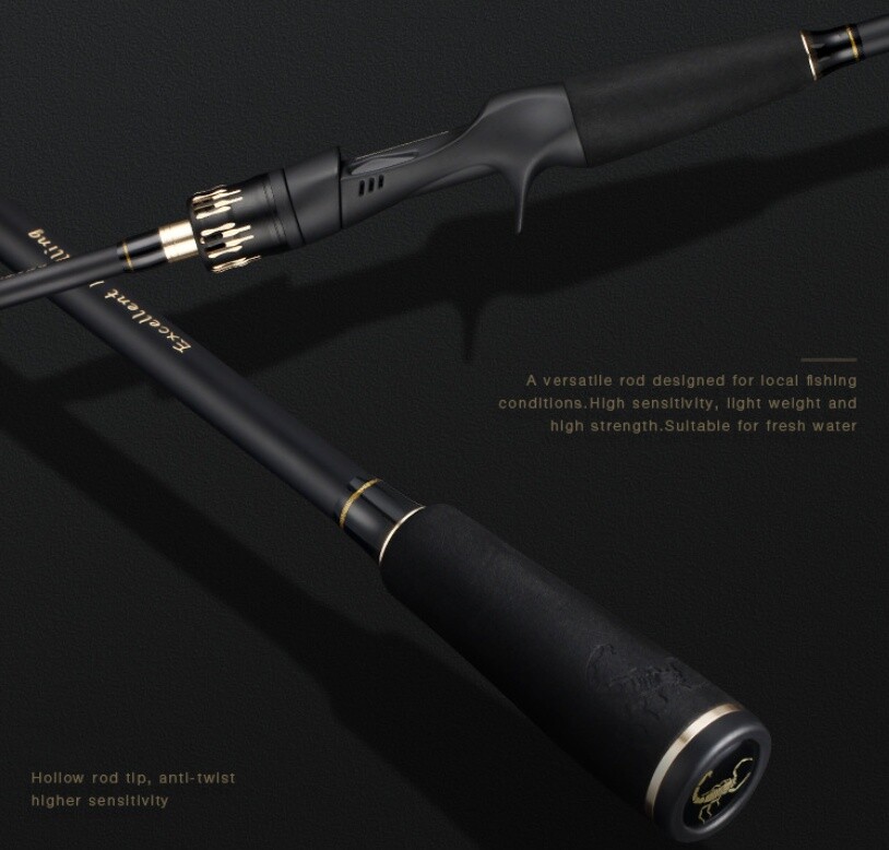 1.68M 1.8M Rods Spinning Casting Rods Poles Lure Fishing Rod Carbon Fiber Pole