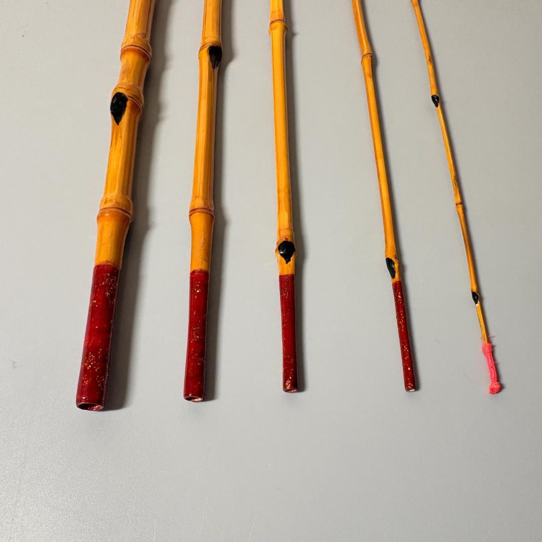 Bamboo Tanago Rod 115cm 5-Piece Japanese Accessory Fishing Rod Used