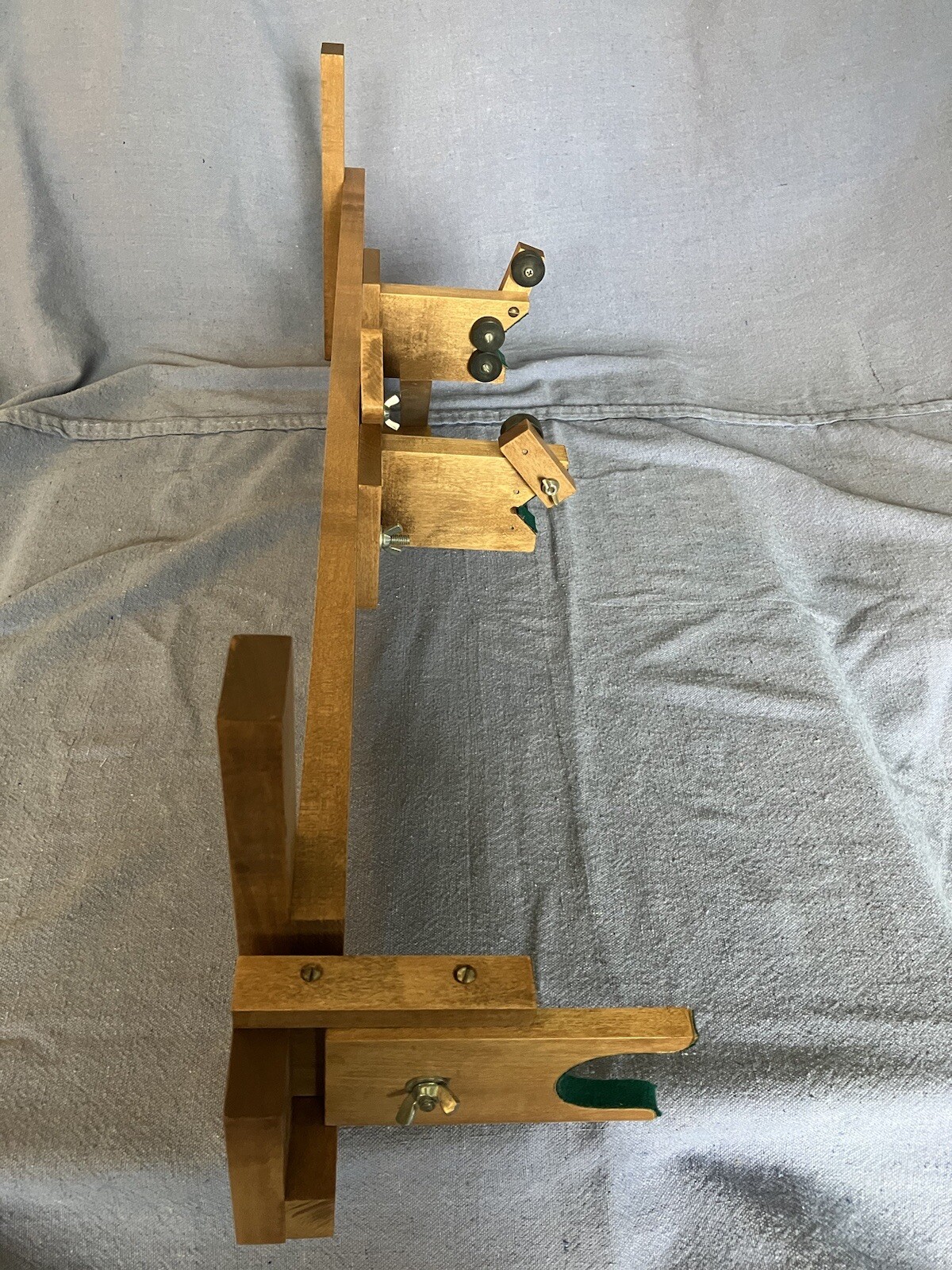 Vintage Fishing Rod Hand Wrapper – Wooden – Adjustable – Very Good Condition