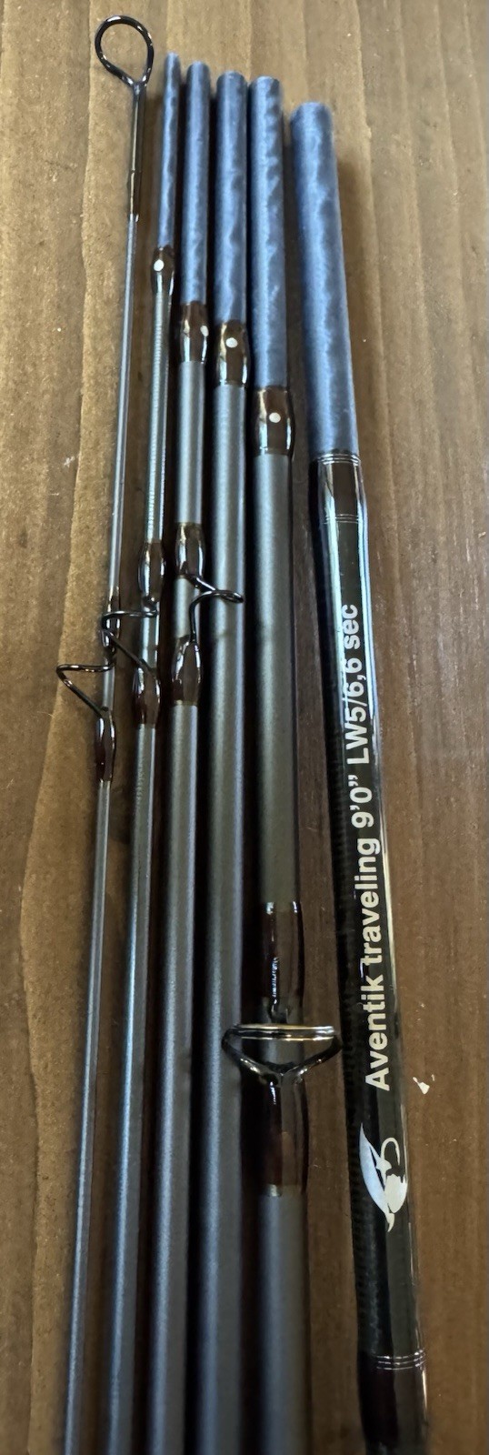 Aventik 5 Pc. Travel Fly Rod Line Wt. 5/6, New , Unfished Condition