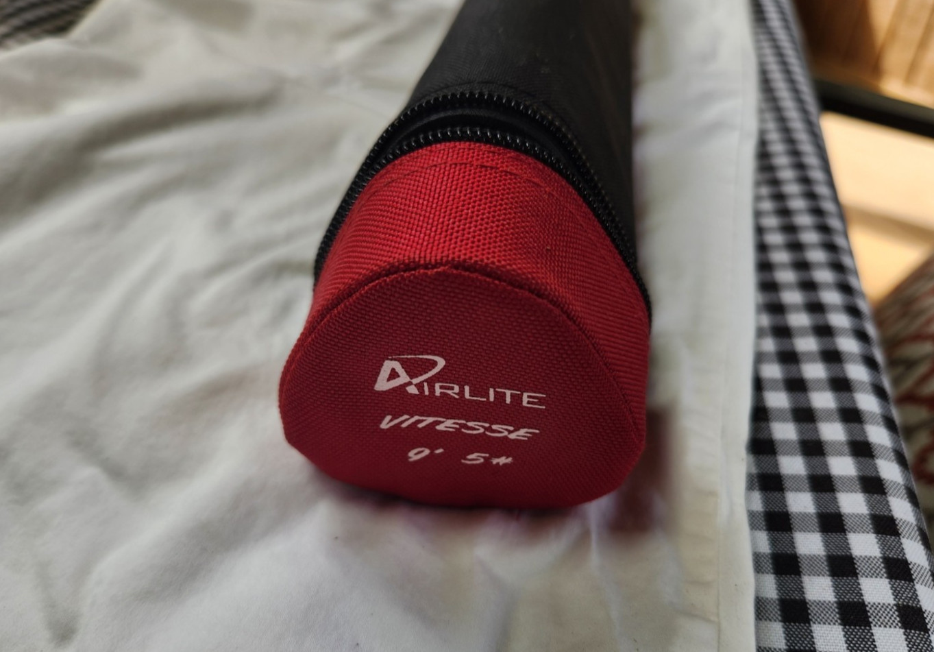 Mayfly Outdoors Airlite Vitesse 9ft 5wt 4pc Rod w/Orig Tube & Rod Sock BRAND NEW