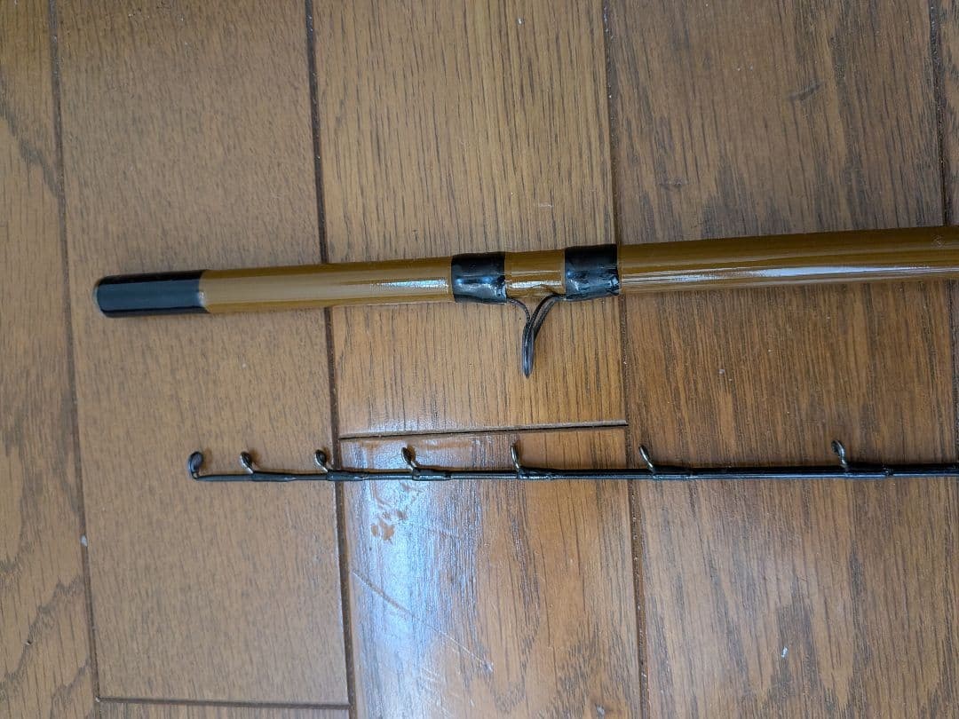 Okinose Filefish 2.1m Boat Rod for Kawahagi Fishing Brown/Black Used