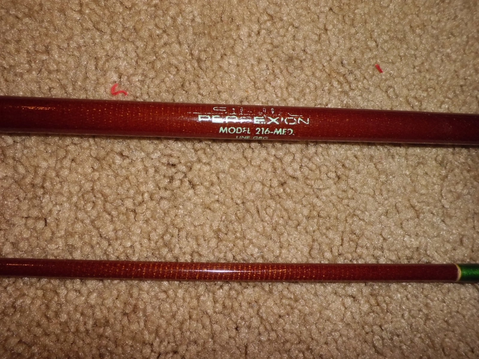 Vintage SILAFLEX Perfexion Model 216-MED Fly 8’6″ Rod- USA- LINE GBG
