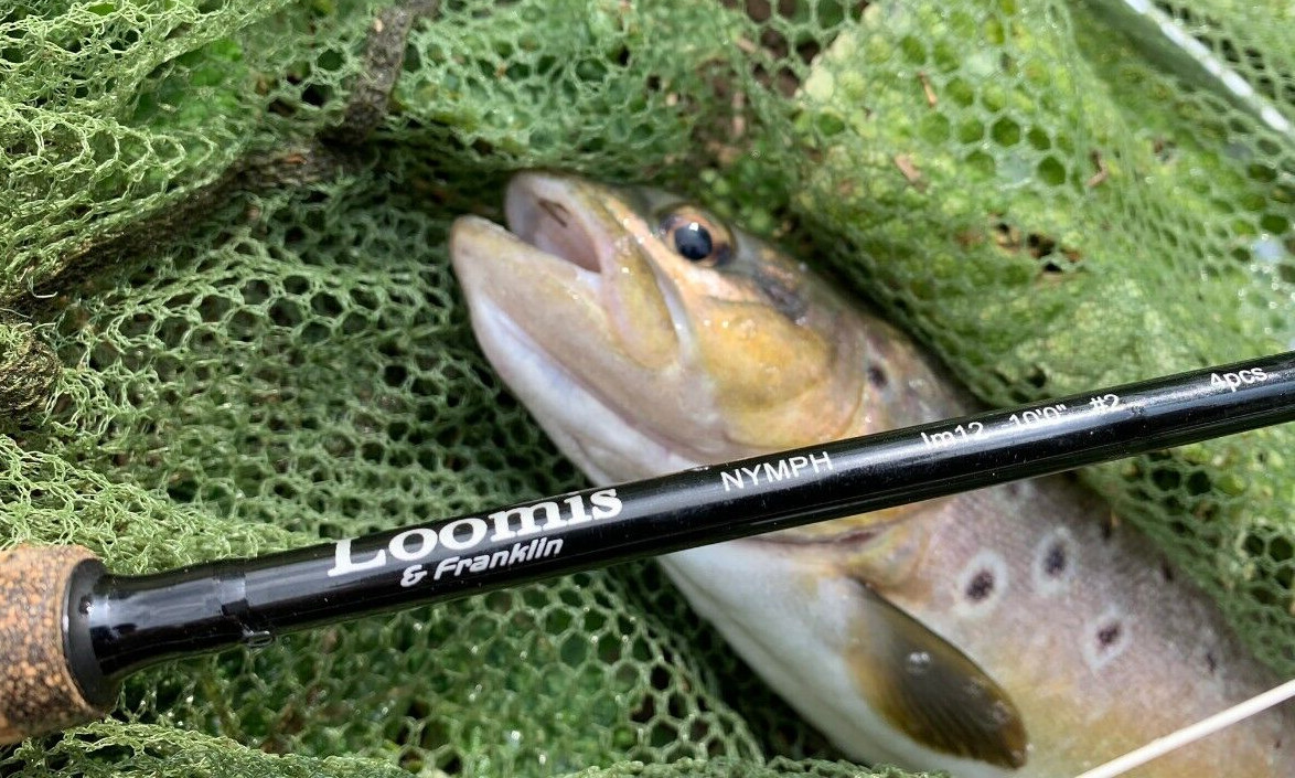 Loomis and Franklin fly rod 3 wt 11 ft for Nymphing with case Brand new 110g wt