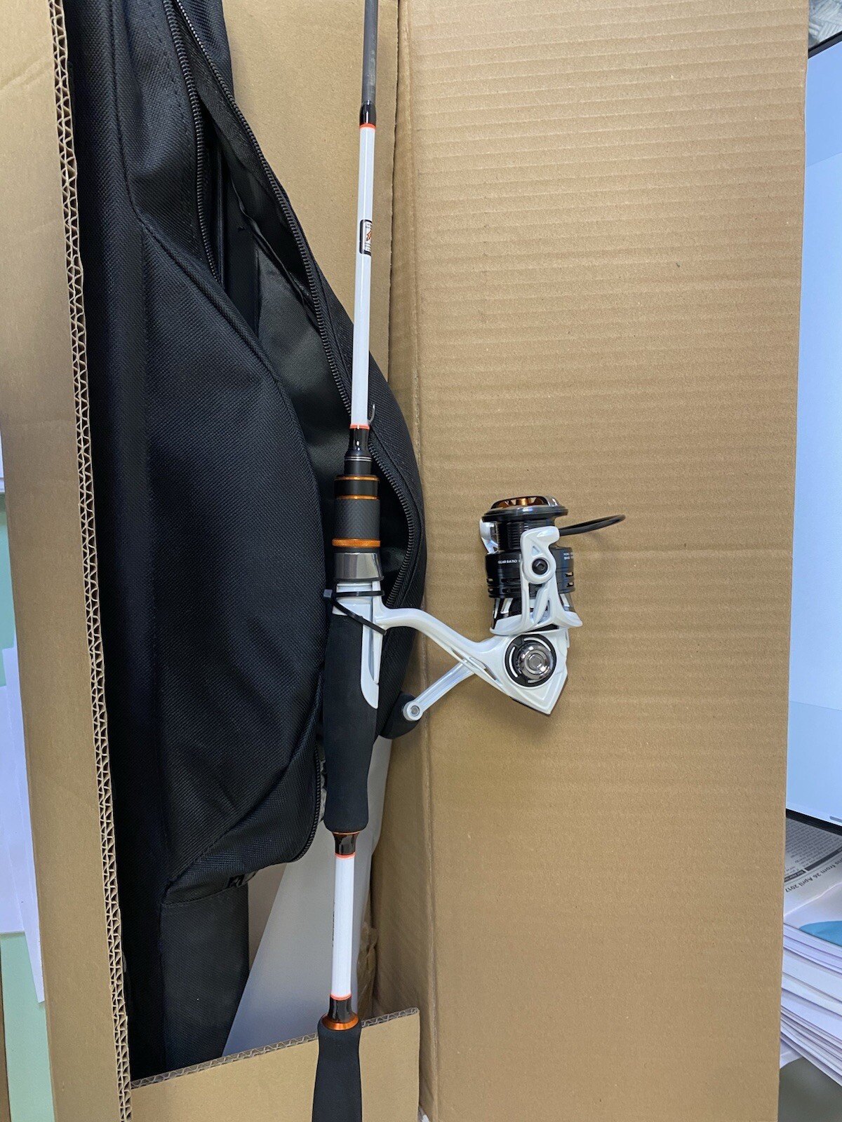 Travel Rod & Reel Combo 7ft Carbon Polaris Adventure Pro 5pc (Premium Quality)