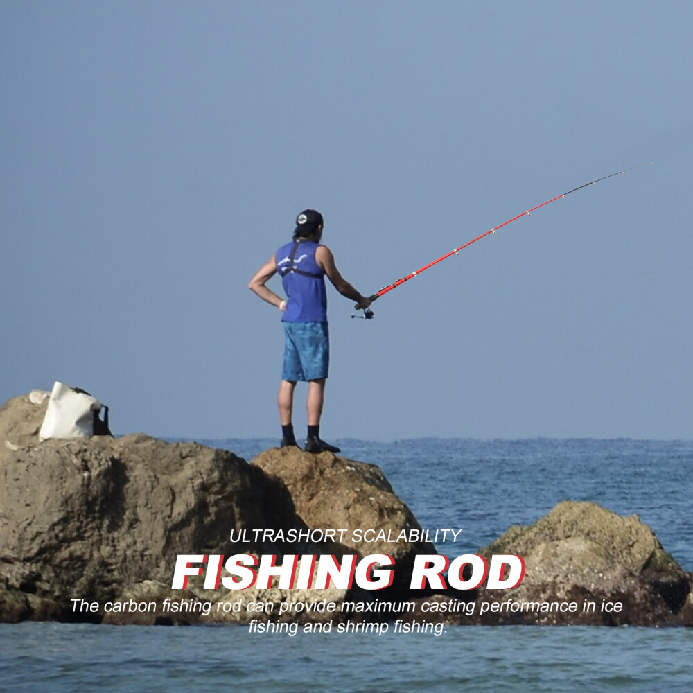 Fishing Pole Portable Carbon Miniature Sea Ultra-short Fishing Rod