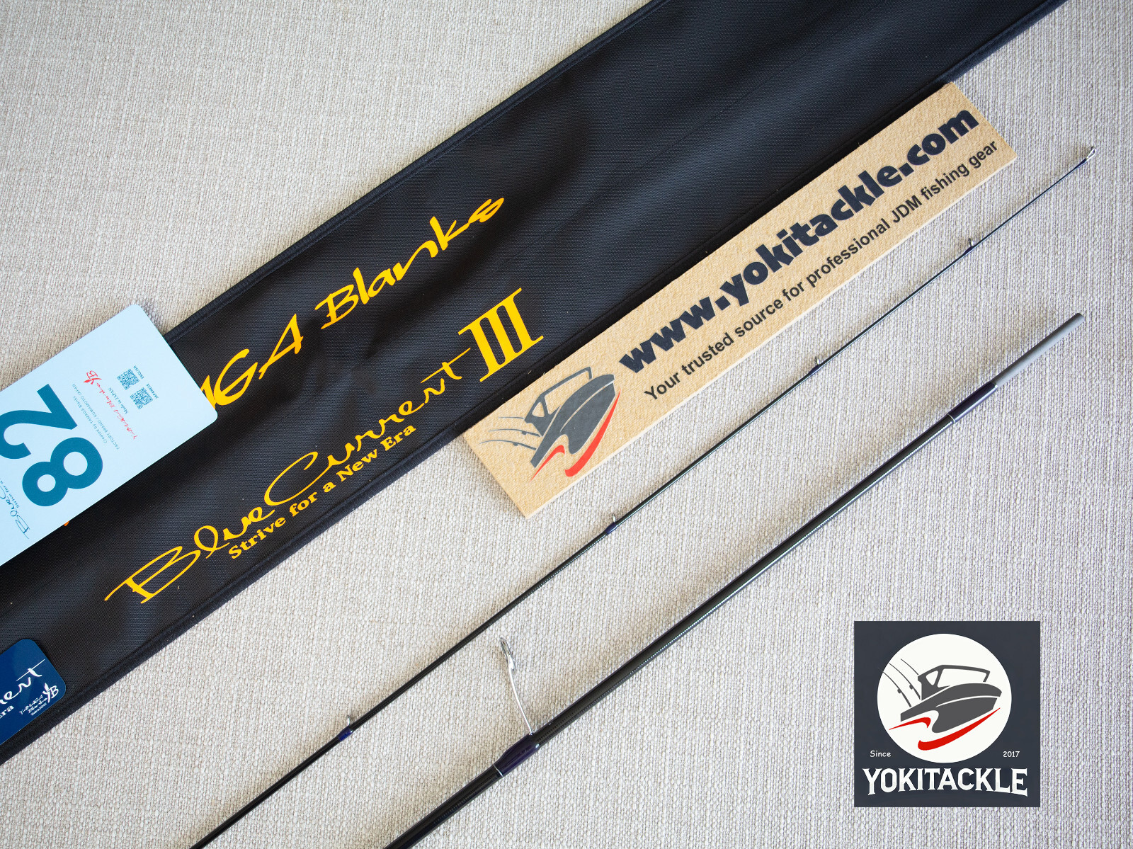 YAMAGA Blanks Blue Current III 82 Spinning Rod A3-Watch Product Video