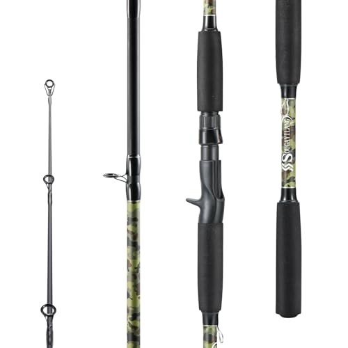 2-Piece Carbon/Glass Composite Spinning & Casting Fishing Rods