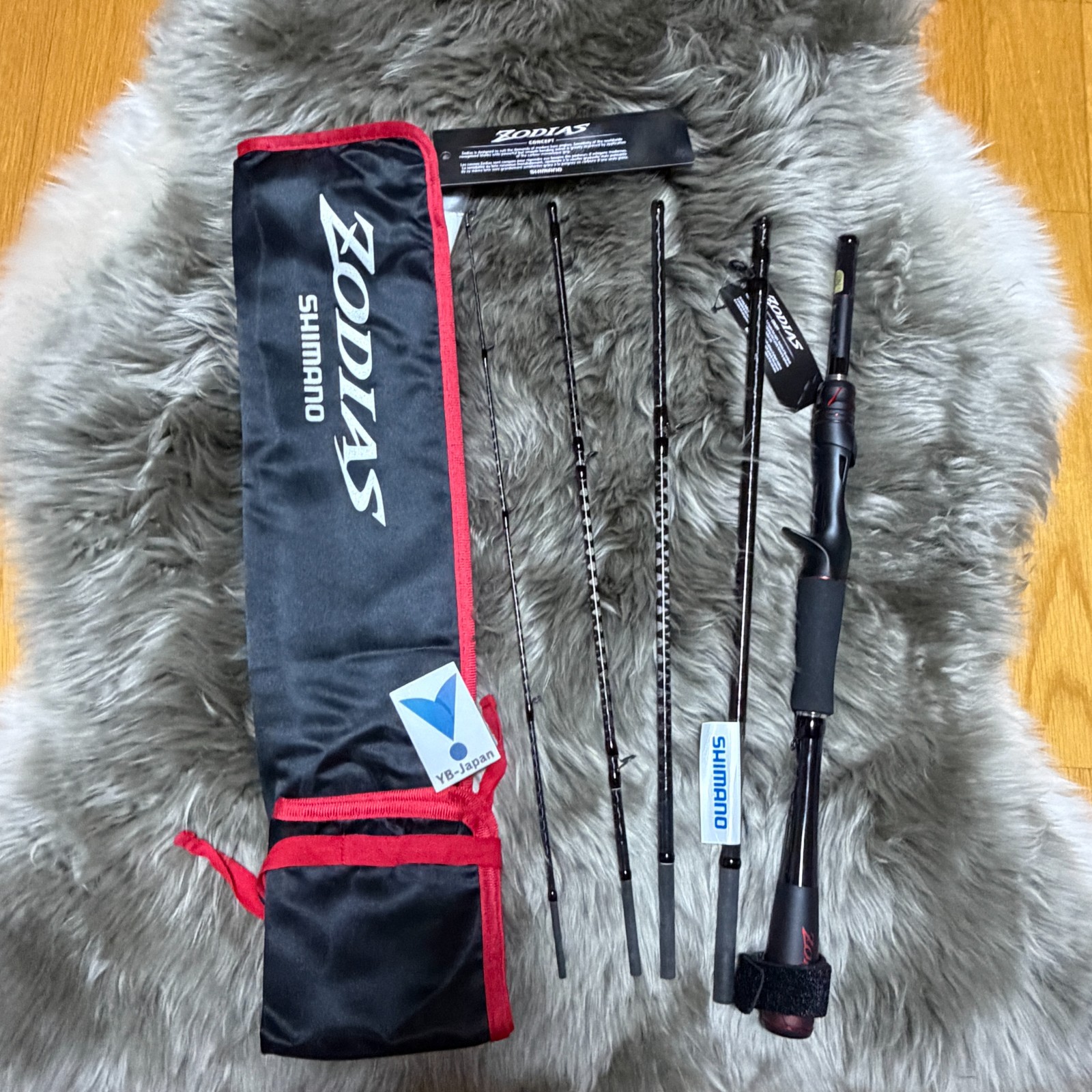 Shimano 21 Zodias Pack Rod C610M-5 Equipped with Carbon Monocoque Grip Compact
