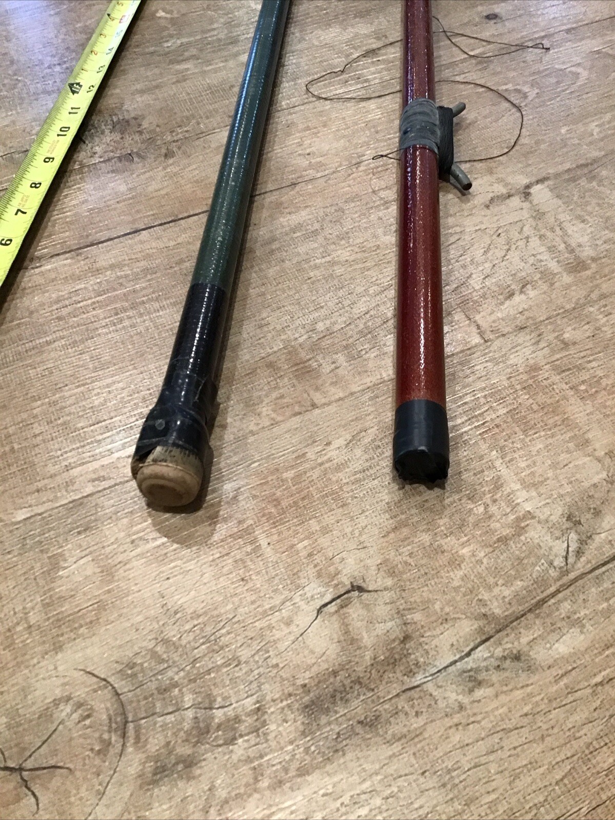 Lot of 2 Crappie Panfish Dipping Telescopic Fishing Rods Poles Johnny Walker 14′
