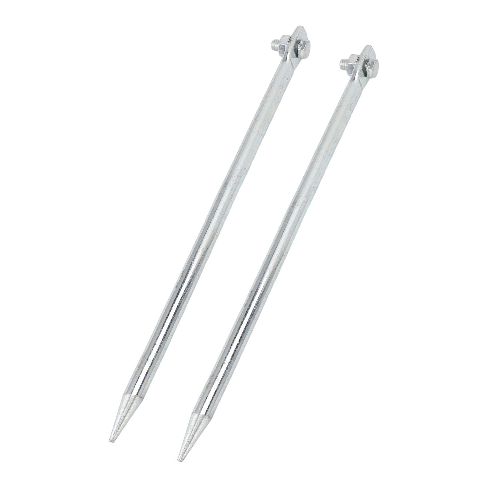 2 Pcs Ground Rods Heavy-Duty For Effective Grounding In Fences Easy To Use