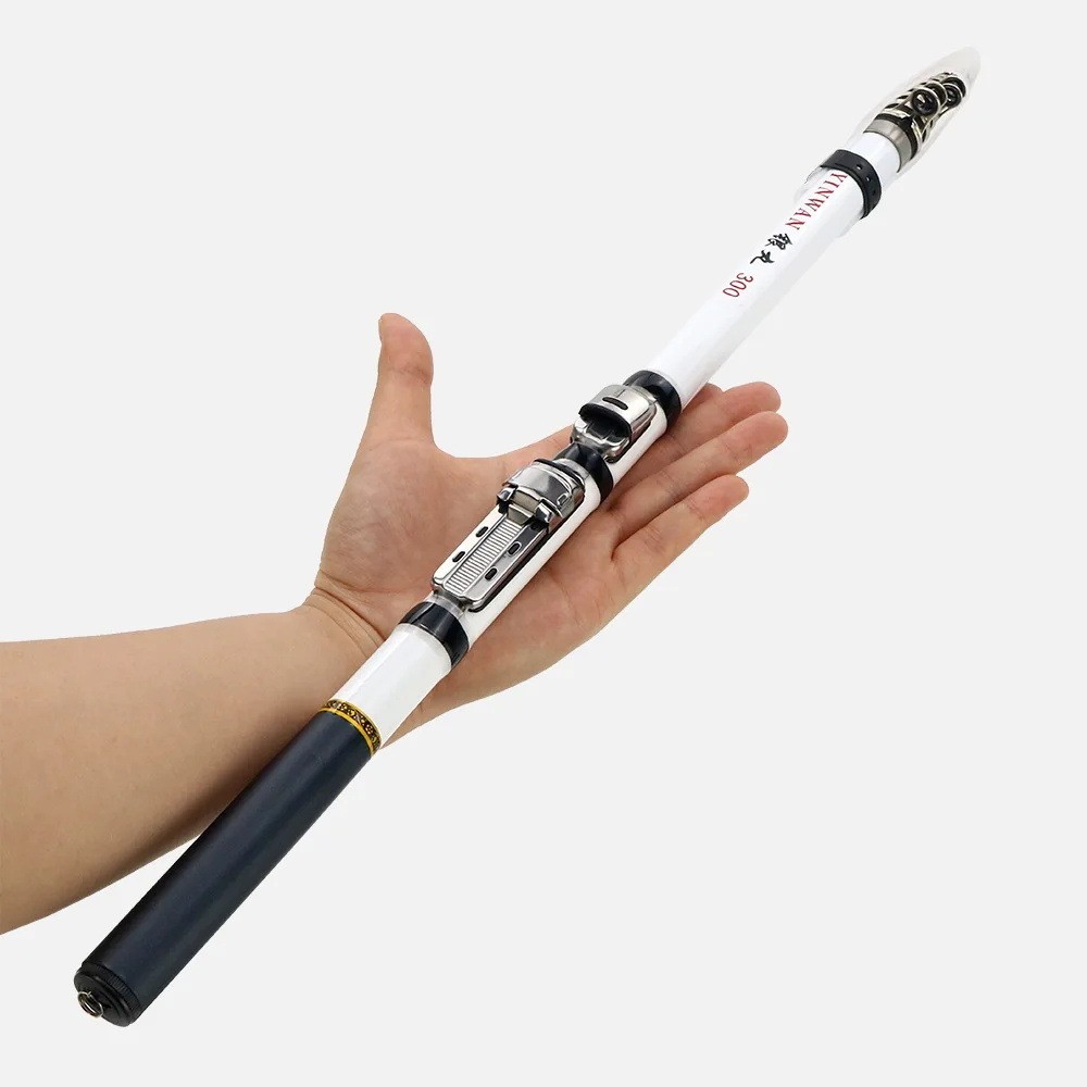 1.5M-3.0M Telescopic Fiberglass Fishing rod Ultra-Light Fishing Pole Sea Rod
