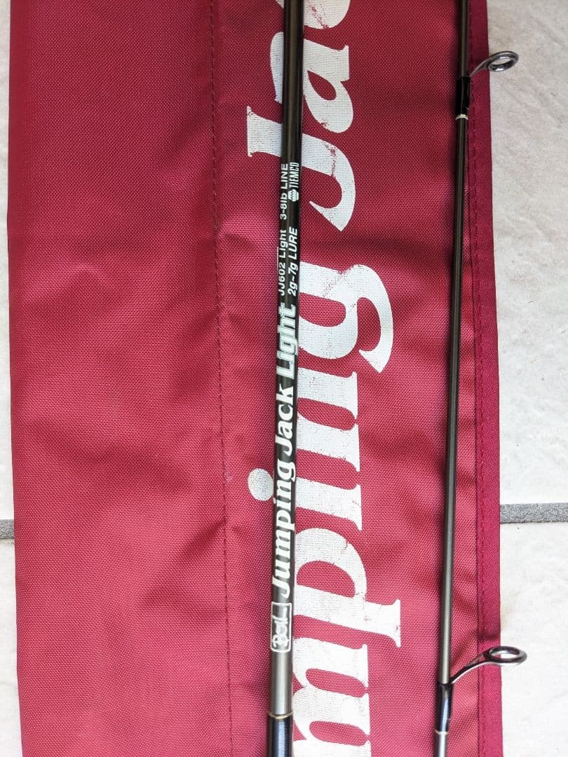 Tiemco BOIL Jumping Jack Light JJ602 Rod 3-8lb Lure 2-7g Used
