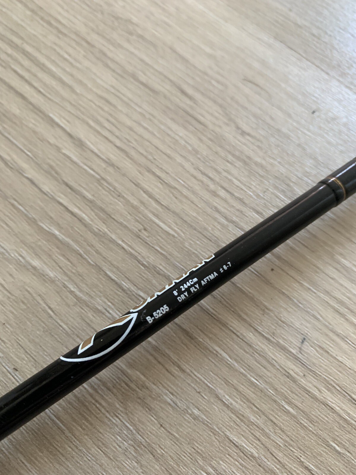 NEW Kunnan Model B-5205 Fishing Rod 8’ 244cm Dry Fly AFTMA #6-7 Boron