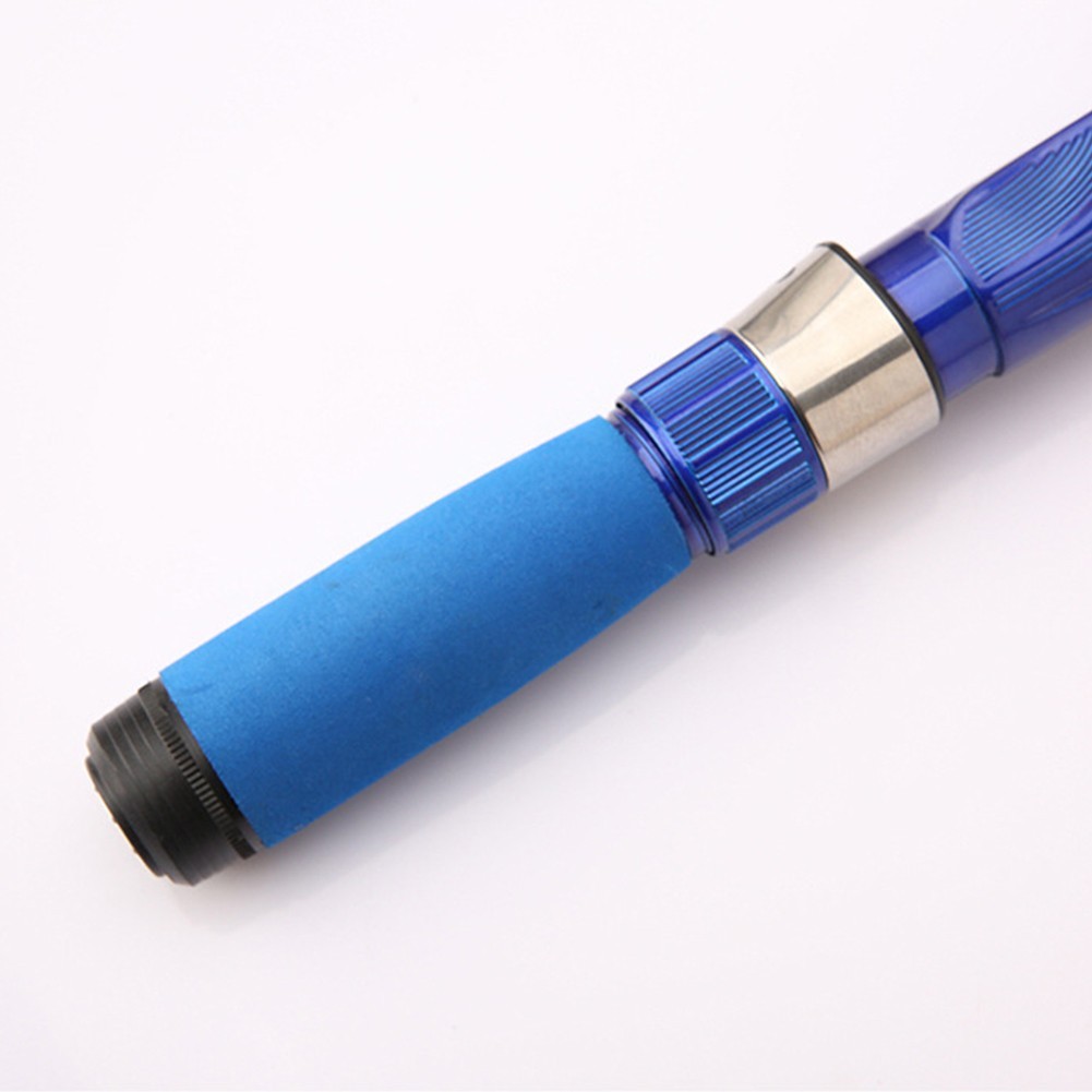 Telescopic Design Portable Fishing Rod Up to 2 4M with Fiberglass Build