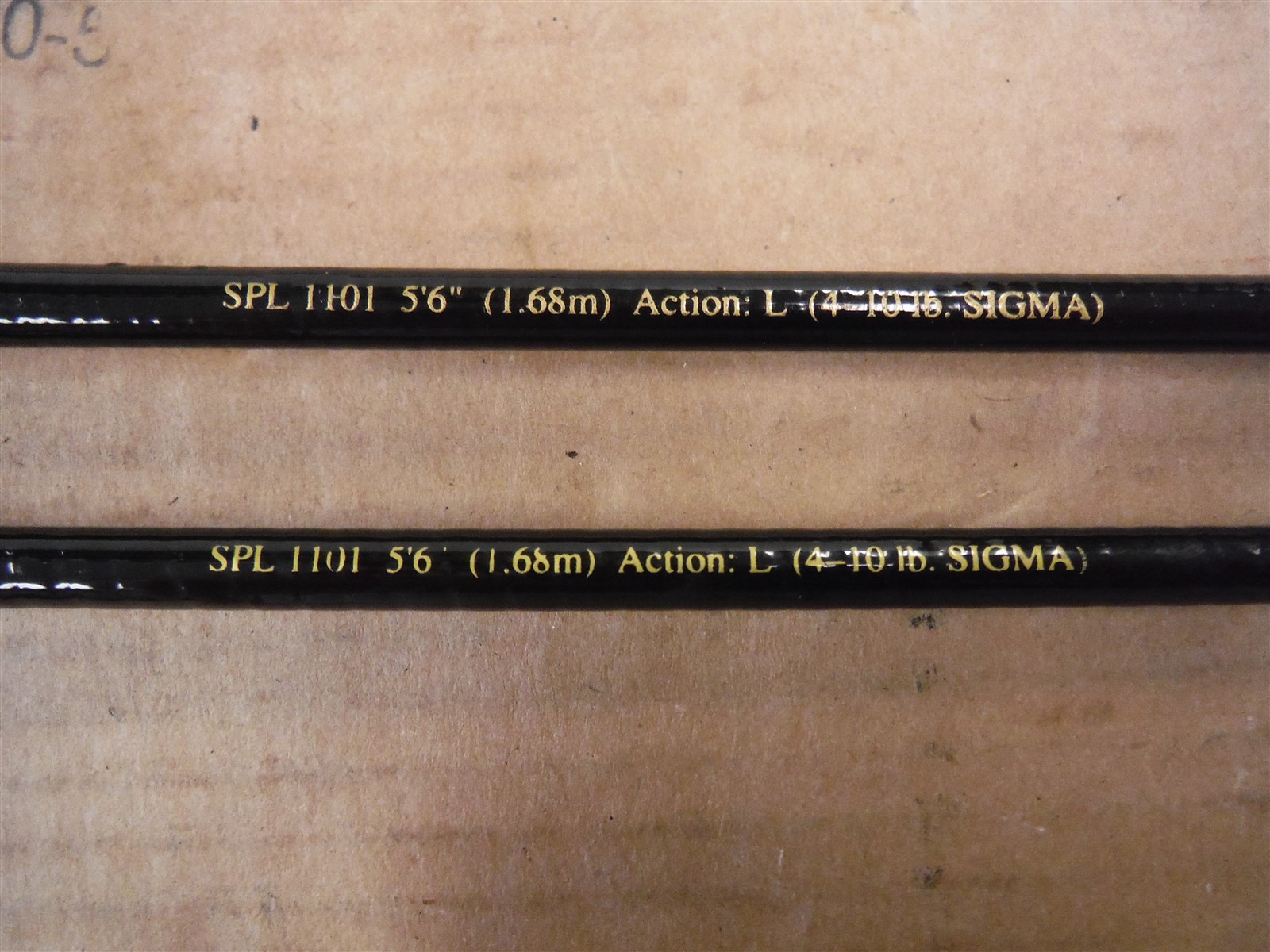 Lot Of 2 Shakespeare 2 Piece Ugly Stick SPL/1101 5’6″ Spinning Rods *SR