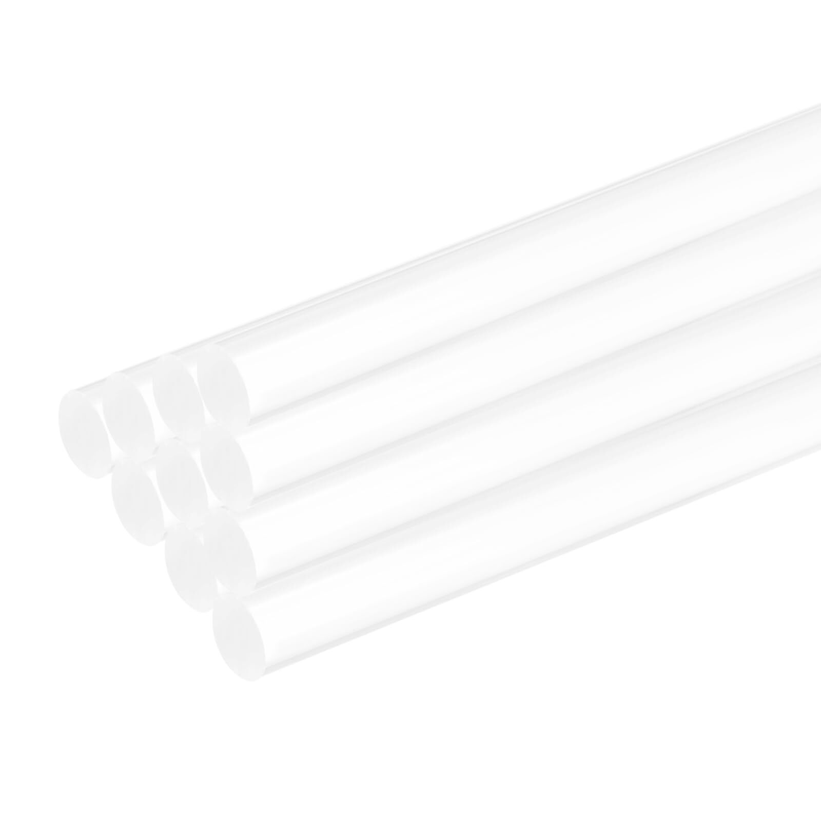 10pcs Acrylic Round Rods 23/64″ x 10″ Clear Acrylic Dowel Rods Sticks Plastic…