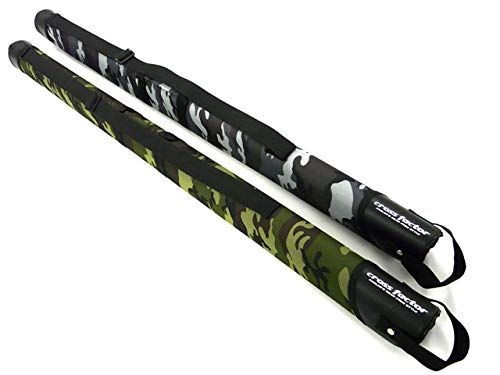 Camouflage Fishing Rod Case 130cm Slim PE Board Storage Used