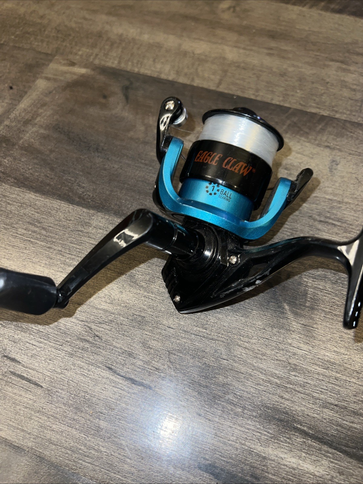 Eagle Claw Teal 5.5:1 Spinning Reel 1 Ball Bearing