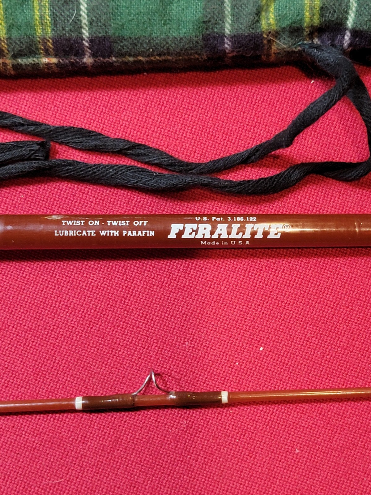 FENWICK Feralite FF85 Fly 8’6″ Rod- USA- 7-8 fly wt.- MINT J158865, Cloth Sleeve