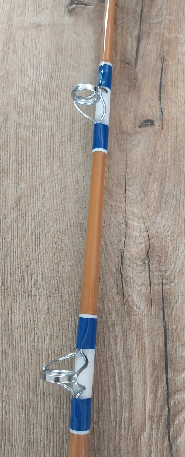 SABRE 7FT SALTWATER VTGE ROD 10-25 LBS. CUSTOM WRAPPED WITH ALL NEW COMPONENTS