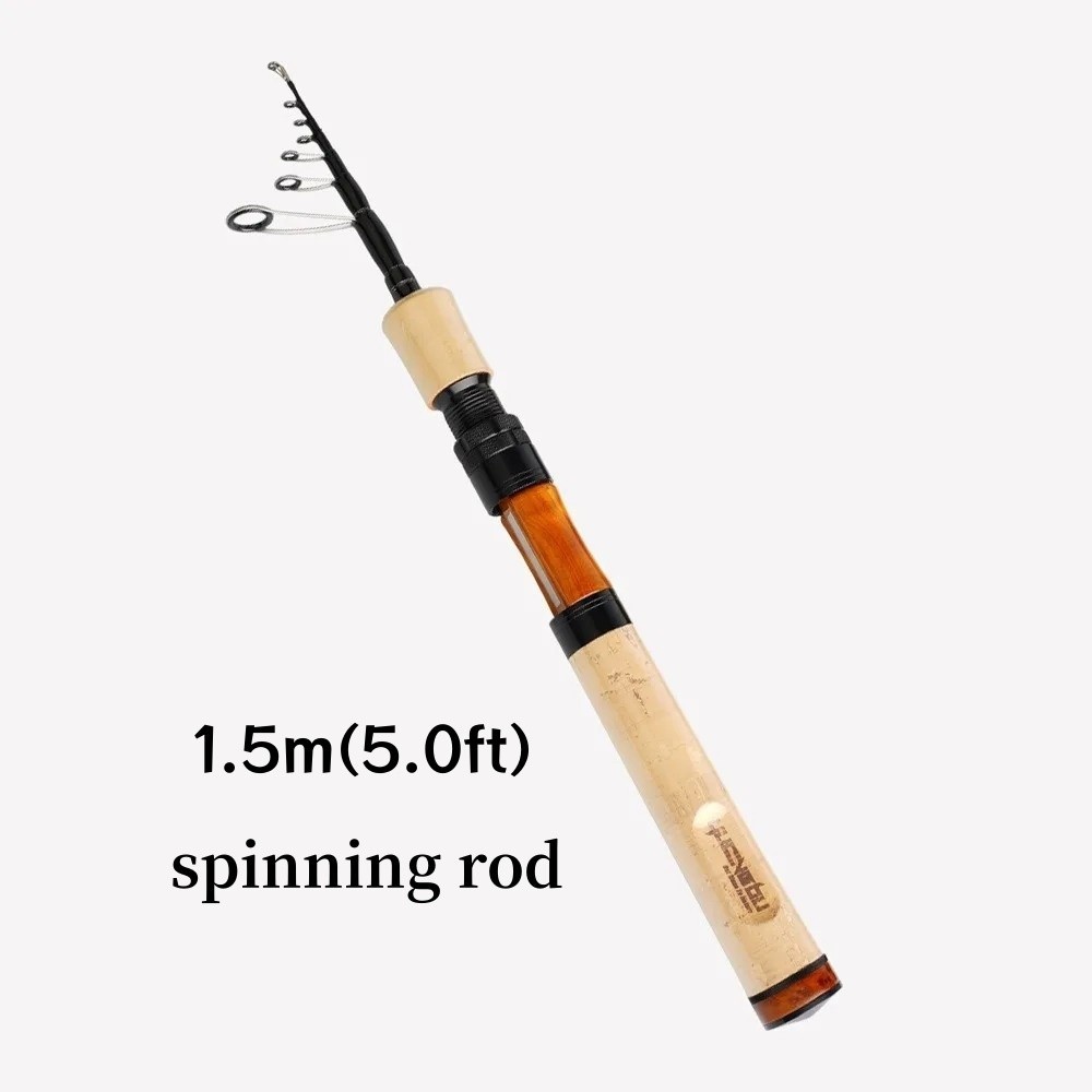 Telescopic Fishing Rod Trout Travel Rod High Carbon Fiber Ultra-Light Fast Rod