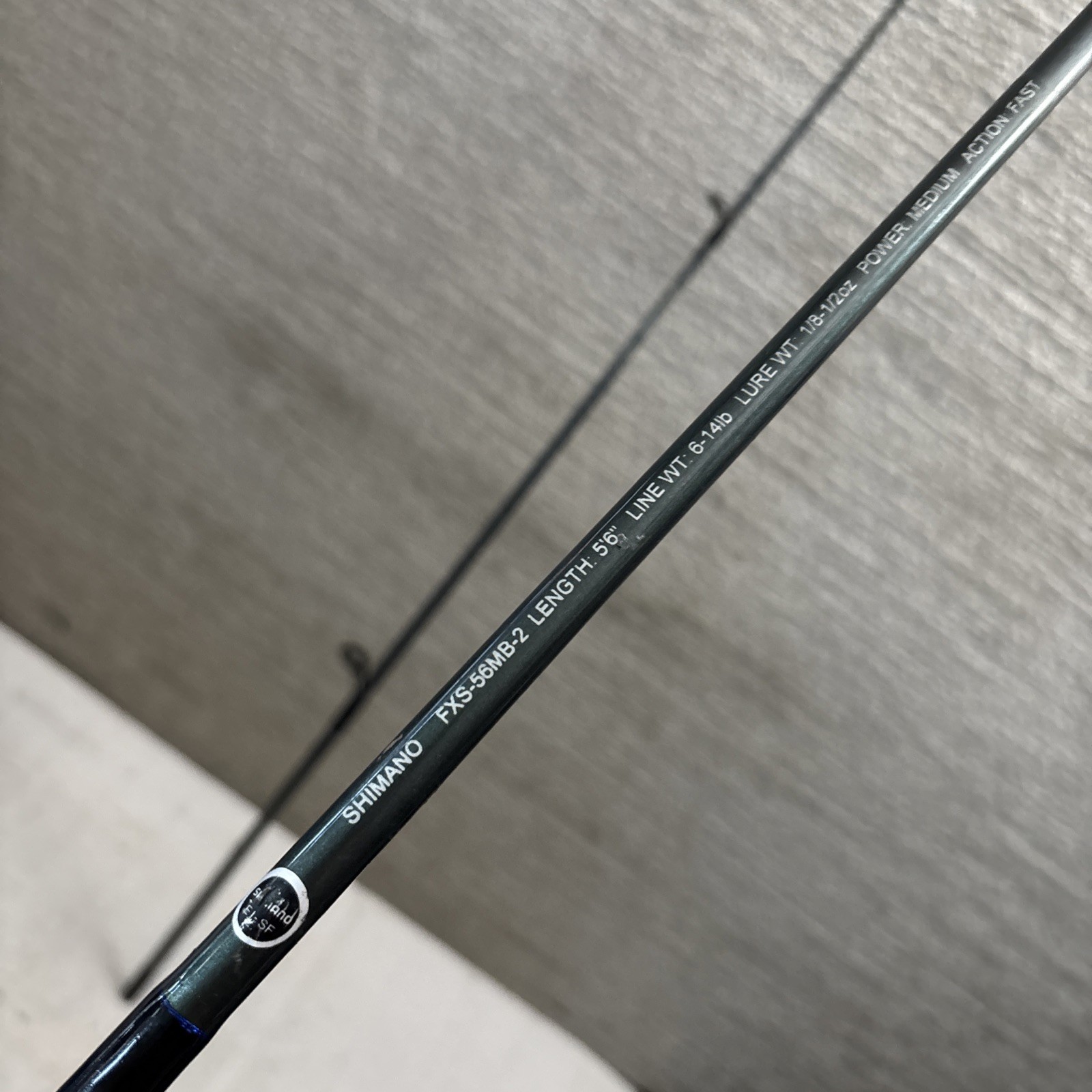 Shimano FXS-56MB2 Spinning Rod 2-Piece 5′ 6″ Med Fast FXS-56MB-2 READ BROKEN TIP