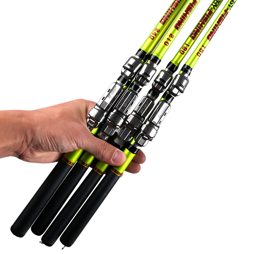 Telescopic Fishing Rod High Carbon Fiber Portable Carp Rock Rod Saltwater Pole
