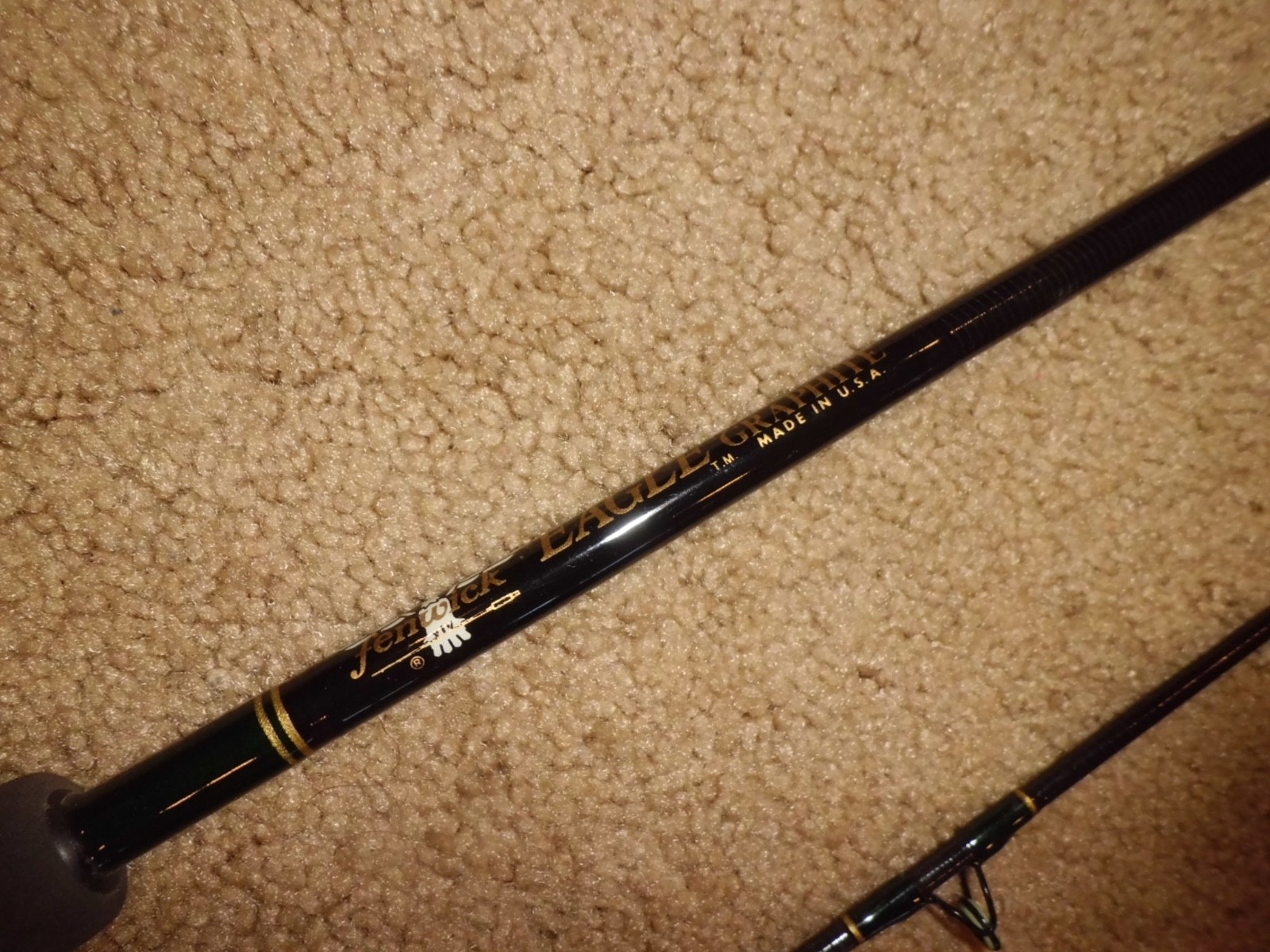 Vintage FENWICK Eagle Graphite E85CM-2 Casting 8’6″ Rod made in USA