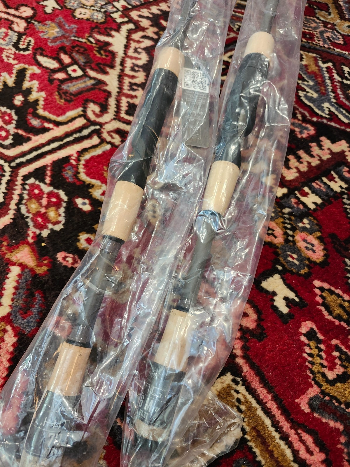2 NEW FENWICK HMG BASS SPINNING ROD for $199.99. Still in the plastic.