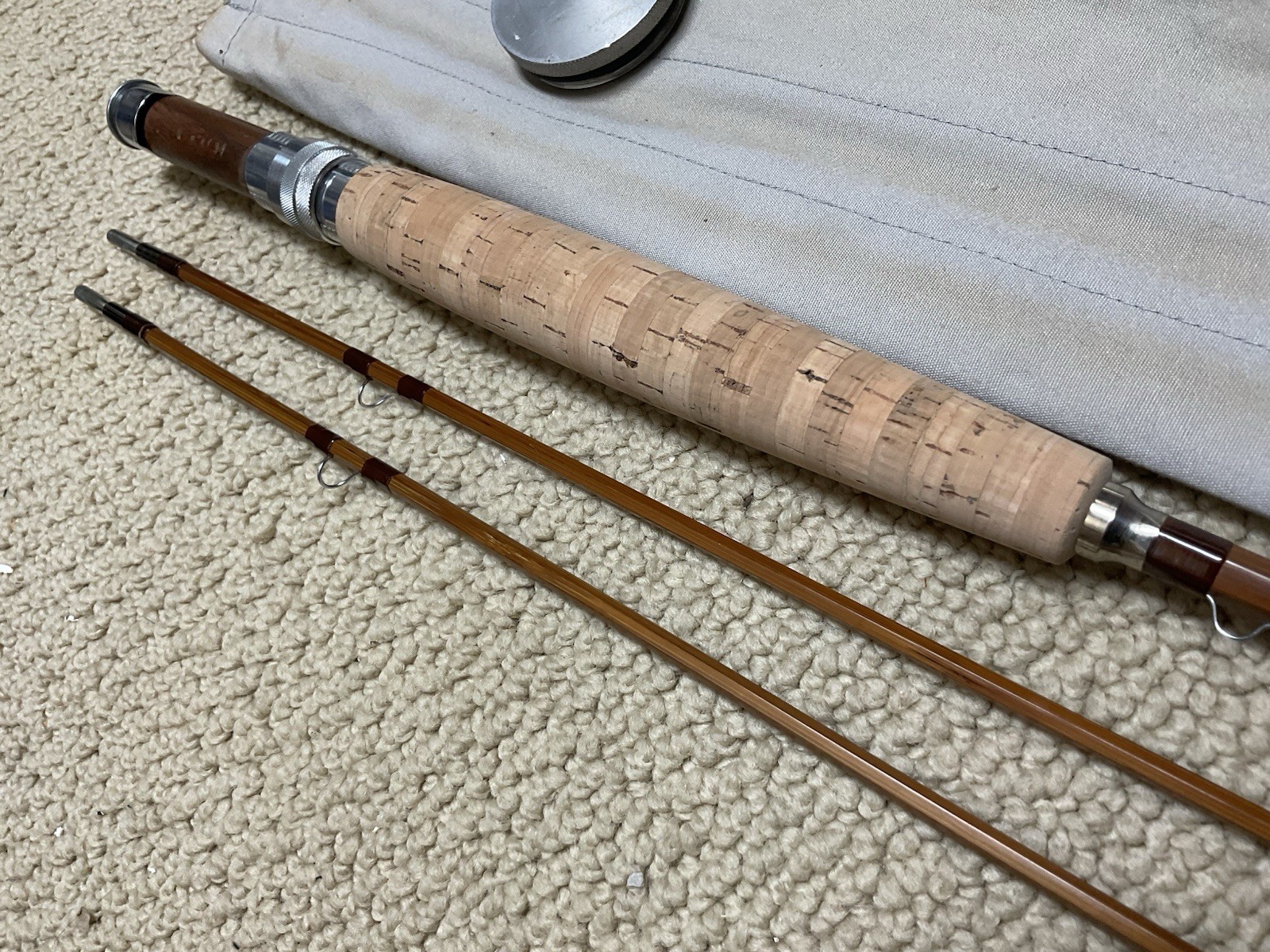 Stunning Vintage Orvis 8’ 4wt NYMPH BAMBOO Fly Rod Prev. Owned by Marty Keane
