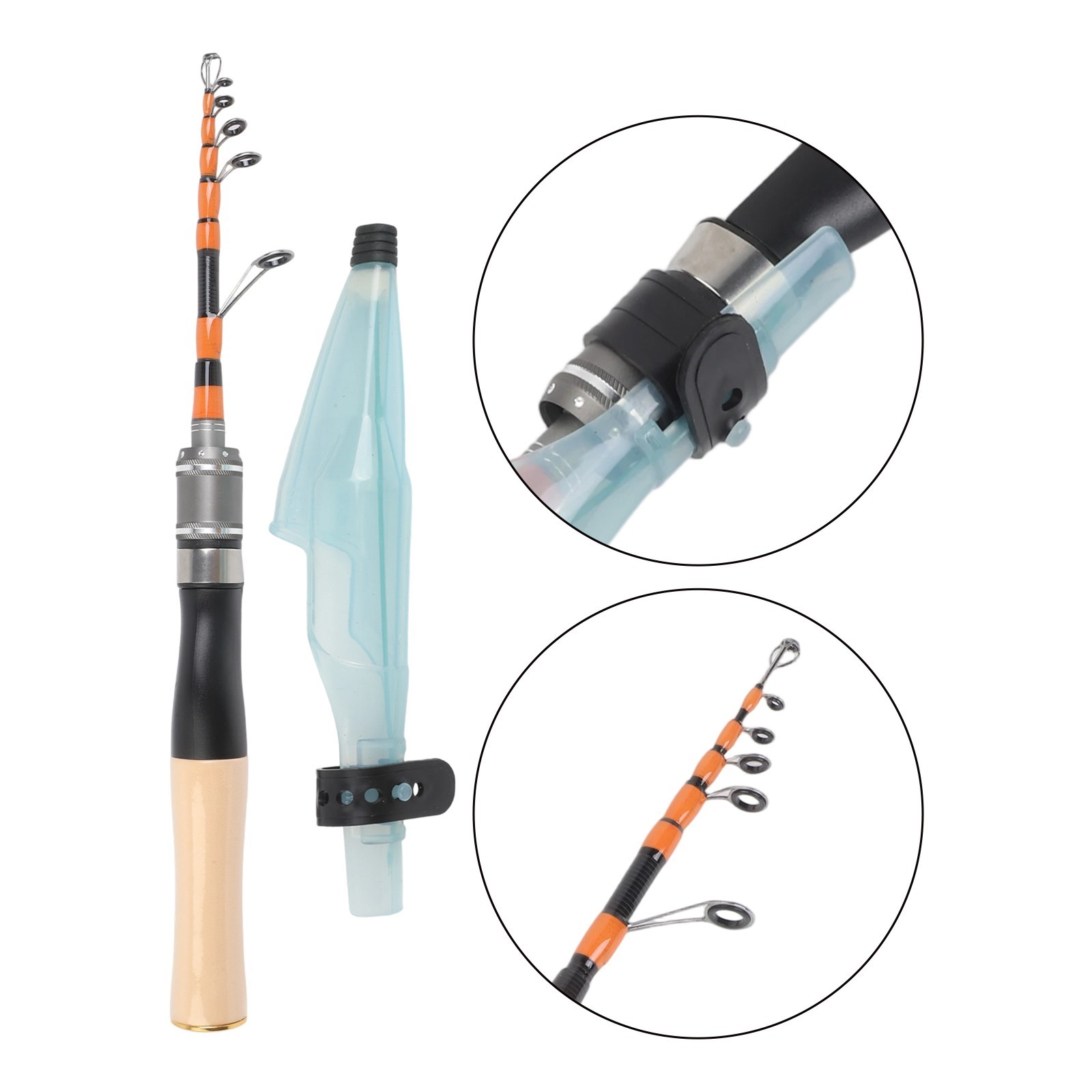 UL Horse Mouth Rod Telescopic Fishing Rod 1.9mm Top Diameter 4-10lb Line Weight