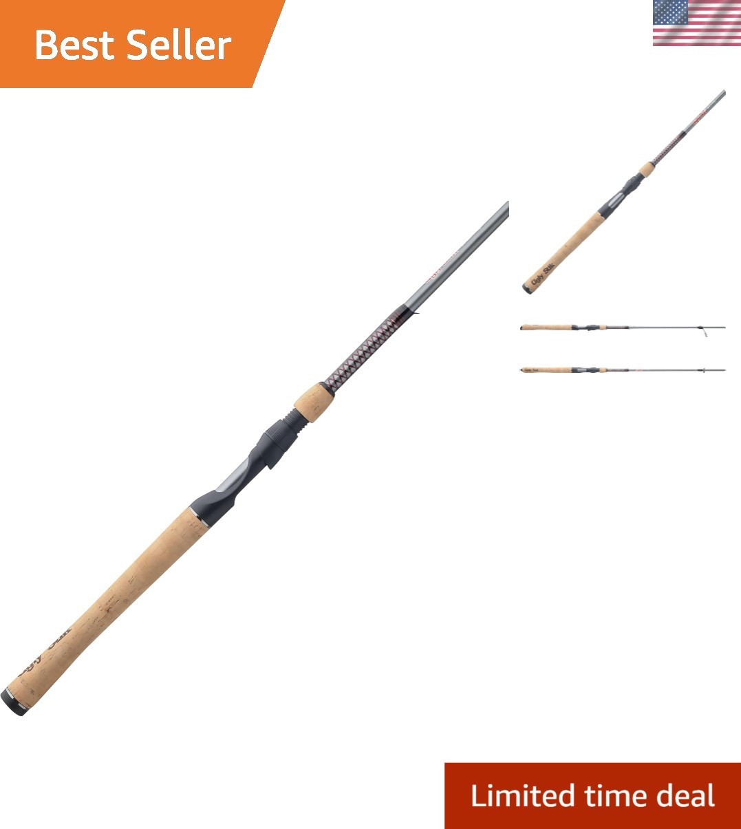 Ugly Tech Elite 6’6″ Spinning Fishing Rod – Enhanced Sensitivity & Performance